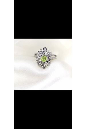 Vintage Tasarım Smoki Topaz Catty Yüzük