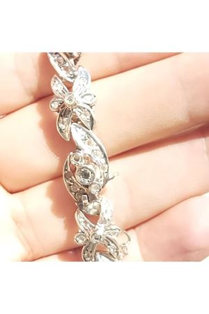 Antika Elmas Bileklik