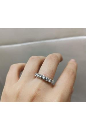 Antika Platin Modeli Elişi Pırlanta Alyans