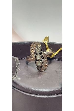 Antika Özel Tasarım Elmas Yüzük