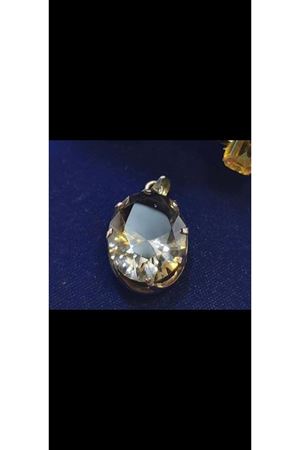 Antika Smoki Dumanlı Topaz Kolye Ucu