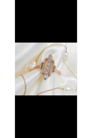 İkinciel Fantazi Pırlanta Mekik Yüzük