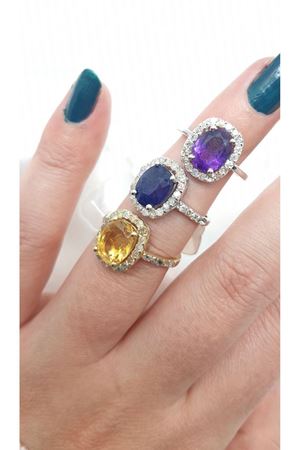 Anturaj Pırlanta ve Strin Taşlı Yüzük