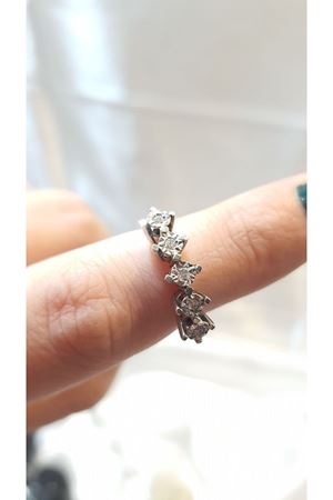 İkinci El Favori Patentli Efektli Beştaş Pırlanta Alyans