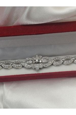 Antika Platin Modeli Damla Temalı Bileklik