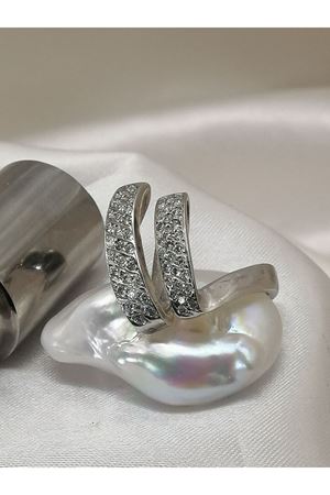 Antika Platin Modeli Esli Pırlanta Yüzük