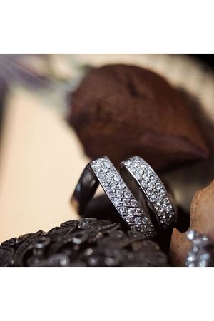 Antika Platin Modeli Esli Pırlanta Yüzük