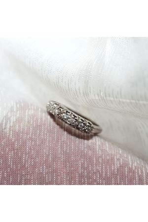 Antika Yedi Taşlı Pırlanta Alyans