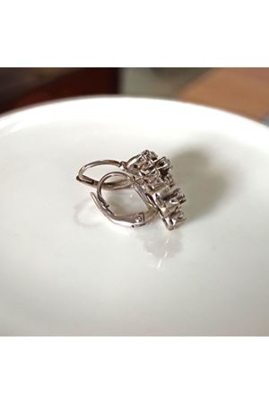 Vintage Tasarım Çiçek Modeli Küpe