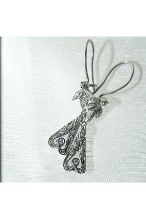 Vintage Tasarım Platin Modeli Küpe