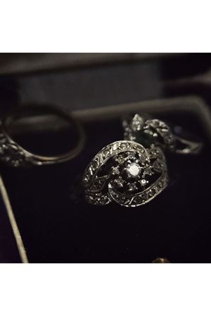 Antika Platin Modeli Salyangoz Yüzük