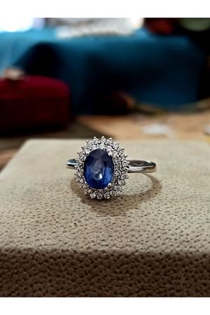 Antika Tanzanit Çift Sıralı Dream Yüzük