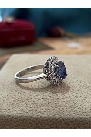 Antika Tanzanit Çift Sıralı Dream Yüzük