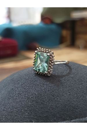 Anturaj Platin Modeli  Pırlanta Savoroski Yüzük