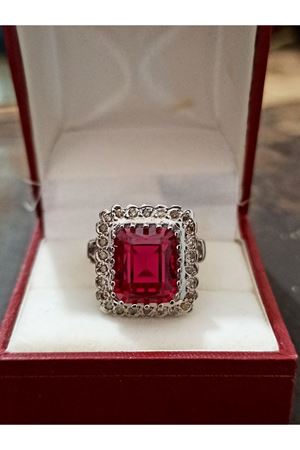 Özel Tasarım  Diffusion Yakut Anturaj Yüzük