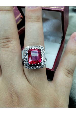 Özel Tasarım  Diffusion Yakut Anturaj Yüzük