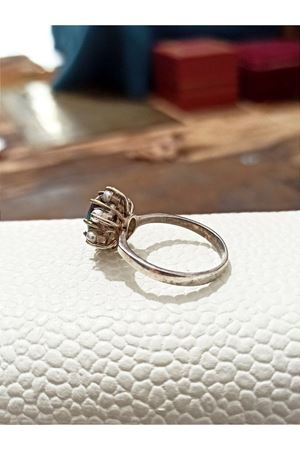 Özel Üretim Firuze Taşlı İncili Yüzük