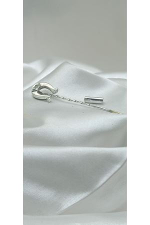 Antika At Nalı Pırlanta  Kravat & Yaka İğnesi