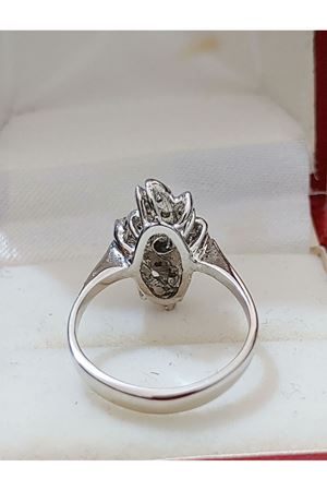 Vintage Tasarım Zümrüt Taşlı Yüzük