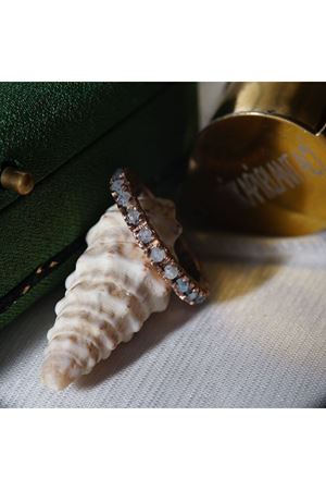 Tam Tur Doğal Taşlı Alyans