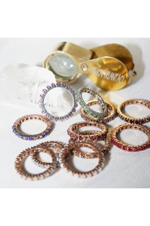 Tam Tur Doğal Taşlı Alyans