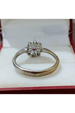 Vintage Tasarım  Çiçek Modeli Yüzük