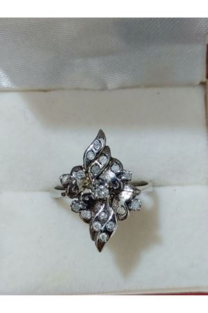 Platin modeli Vintage Tasarım  Yüzük