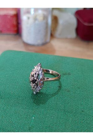 Platin Modeli Vintage Tasarım Safir Yüzük