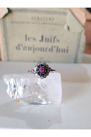 Salyangoz Yakut-Safir Pırlanta Yüzük