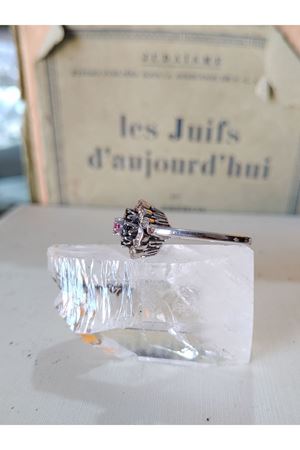 Salyangoz Yakut-Safir Pırlanta Yüzük