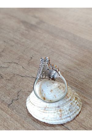 Vintage Tasarım  Platin Modeli  Simetrik Mekik  Pırlanta Yüzük