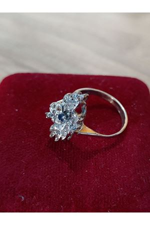 Vintage Tasarım Safir Yüzük