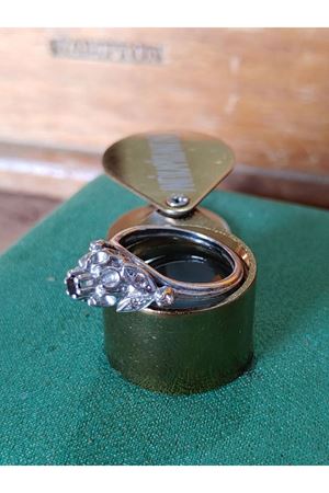 Vintage Tasarım Safir Taşlı Yüzük