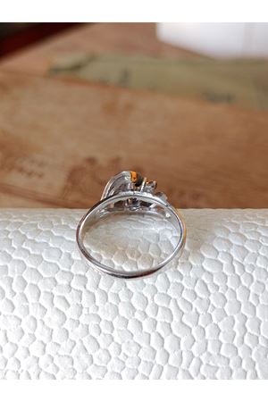 Vintage Tasarım Zümrüt Taşlı Yüzük