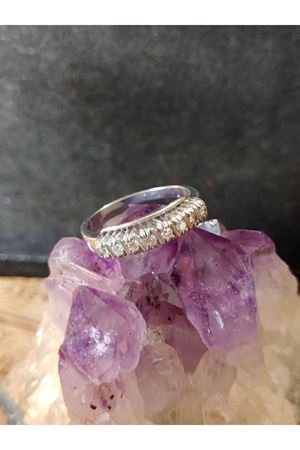 Antika Sekiz Taşlı Pırlanta Alyans