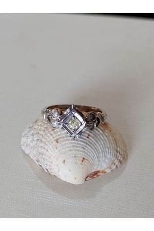 Platin Modeli Vintage Tasarım  Yüzük