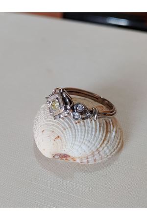 Platin Modeli Vintage Tasarım  Yüzük