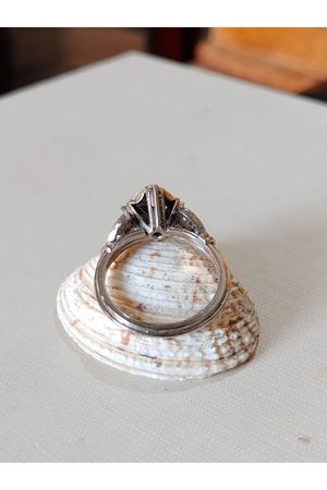 Platin Modeli Vintage Tasarım  Yüzük