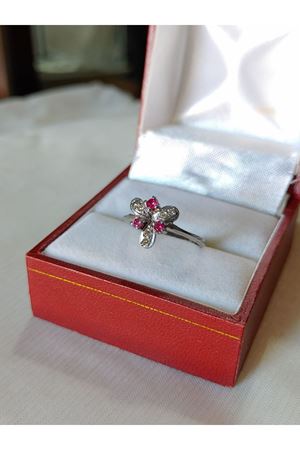 Vintage Tasarım Yakut Taşlı Yüzük