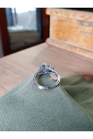 Vintage Tasarım Zümrüt Taşlı Yüzük