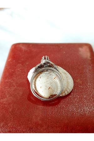 Vintage Tasarım Yakut Taşlı Yüzük