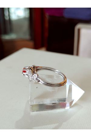 Vintage Tasarım Yakut Taşlı Yüzük