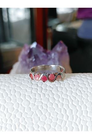 Vintage Tasarım Sekiz Taşlı Yakut Yüzük