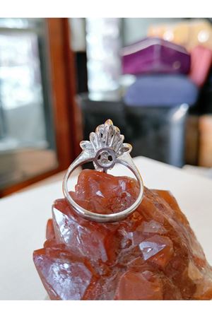 Vintage Tasarım Yakut Taşlı Yüzük