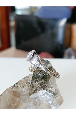 Platin Modeli Pırlanta Taşlı Vintage Tasarım Yüzük