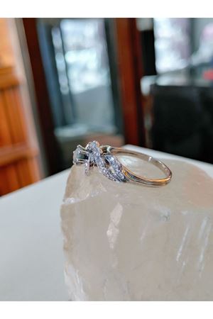 Vintage Tasarım Zümrütlü Salyangoz Yüzük