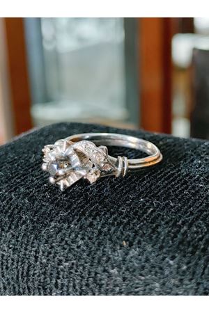 Vintage Tasarım Safir Taşlı Yüzük