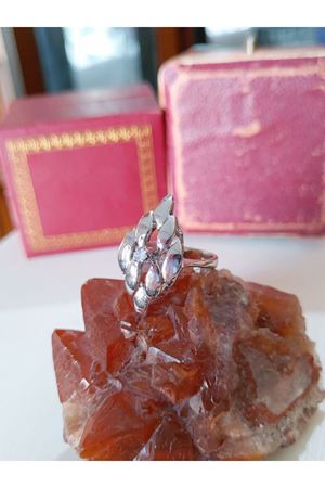 Vintage Tasarım Pırlanta Taşlı Yüzük