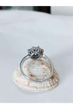 Vintage Tasarım Firuze Taşlı Yüzük