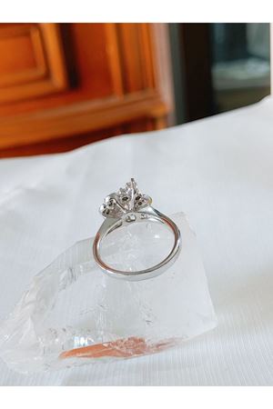 Vintage Tasarım Pırlanta Taşlı Yüzük